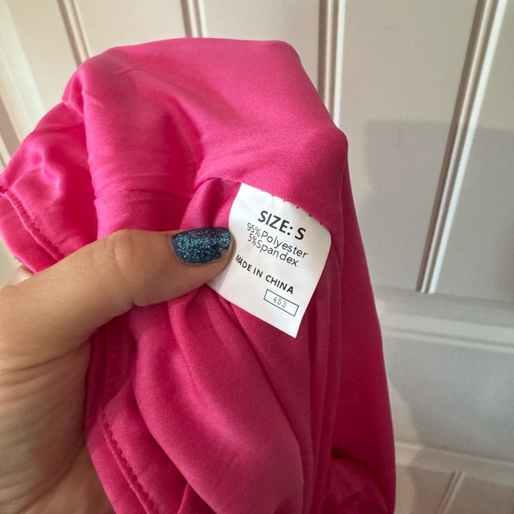 2/for $20 🪩 Hot Pink, Sparkly Sequins, High Waisted, Wide Leg Bell Bottoms - Picture 14 of 16